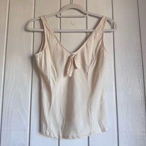 Vintage Victoria’s Secret Cream Silk Tank